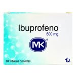 Ibuprofeno 600 mg 50 Tabletas MK