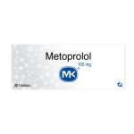Metoprolol 100 mg 30 Tabletas MK