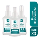 Pack x3 Desodorante Antitranspirante Unisex Pili